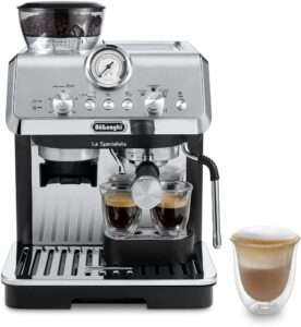 جهاز صنع القهوة والإسبريسو والكابتشينو من انتاج شركة ديلونجي